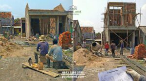 Perbedaan sistem upah tukang bangunan harian dan borongan di Blitar.