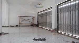 Desain ruko minimalis 2 lantai modern hasil pengerjaan jasa bangun ruko Blitar Patrialand.