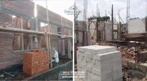 Perbandingan dinding bata merah dan bata ringan hebel untuk bangunan rumah.