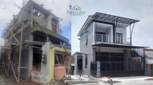 Perbandingan renovasi rumah total dan bertahap di Blitar oleh Patrialand.