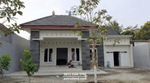 Desain rumah minimalis modern di Blitar hasil pengerjaan jasa kontraktor Patrialand tahun 2026.