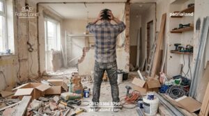 Pemilik rumah merasa stres karena proyek renovasi rumah yang molor dan biayanya terus membengkak.