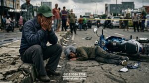 Ilustrasi kecelakaan maut akibat jalan berlubang di Pandeglang yang menyebabkan penumpang meninggal dan pengemudi ojek menjadi tersangka.