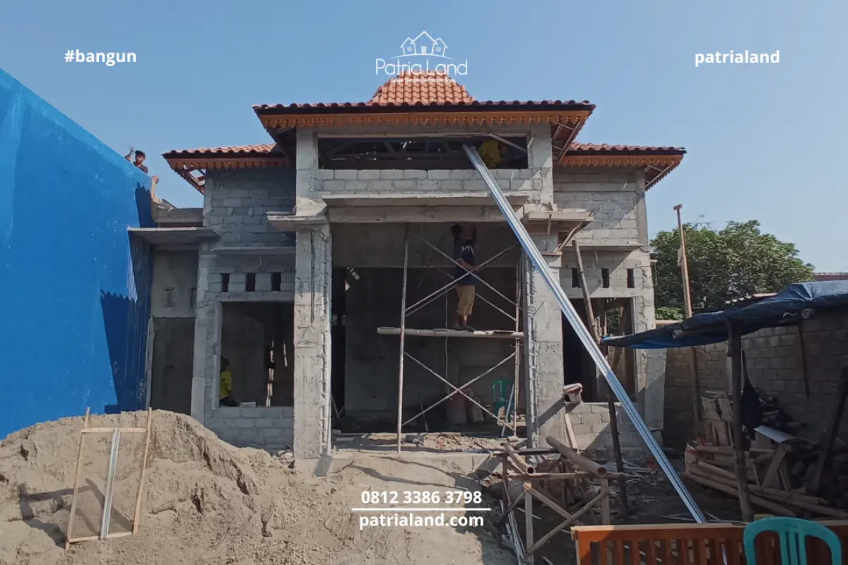 Jasa Bangun Rumah Blitar: Menengok Progres Rumah Joglo Jawa Modern Pak Andri di Talun