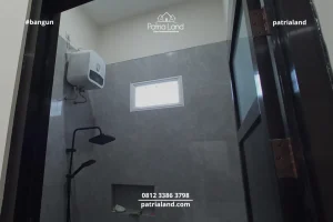 Pemasangan water heater yang rapi oleh tim PatriaLand