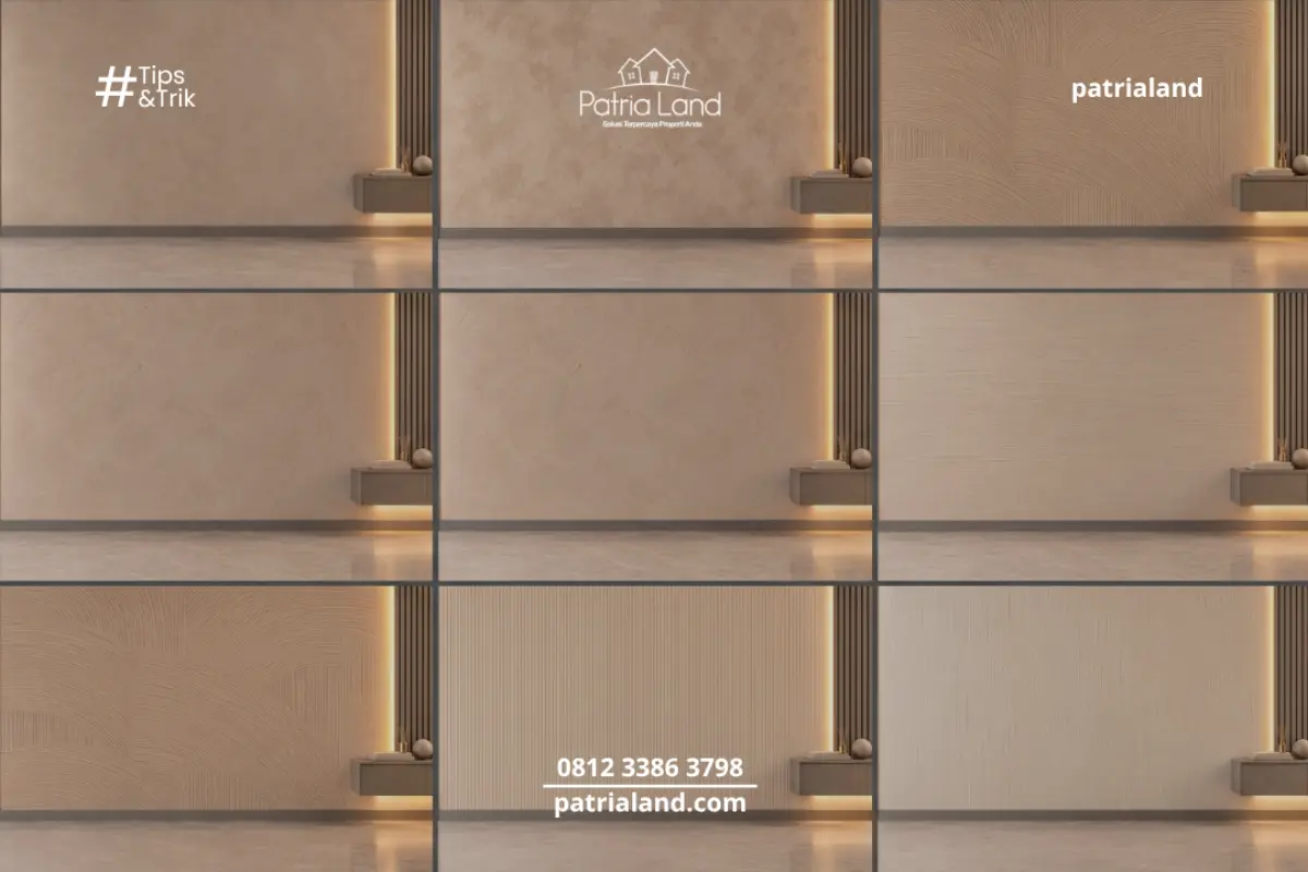 Eksplorasi 9 Tekstur Finishing Dinding Lime Plaster untuk Interior Super Elegan