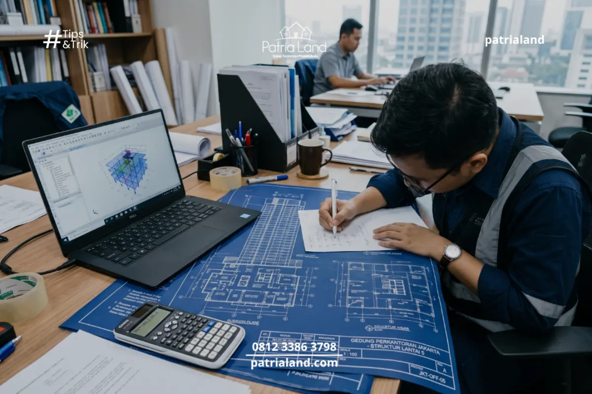 Kekuatan bangunan ditentukan oleh perhitungan struktur yang presisi oleh jasa kontraktor berpengalaman, bukan dari menebak jumlah material.