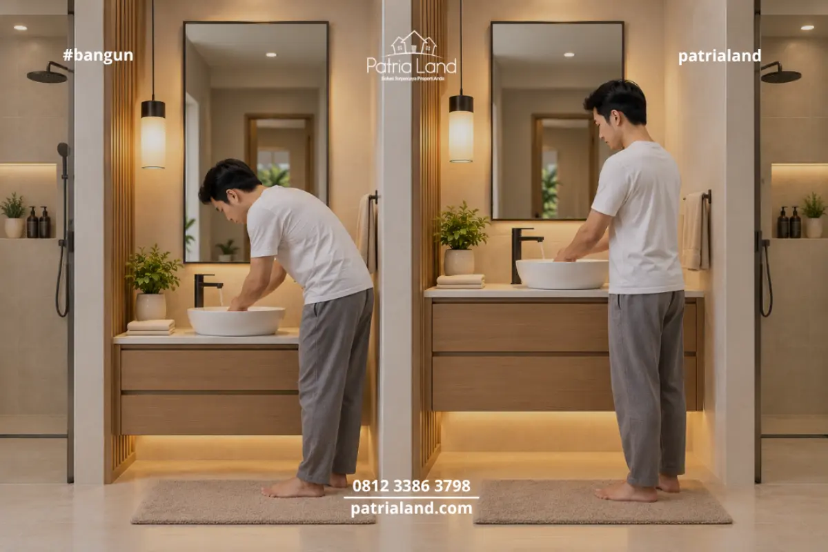 Panduan Tinggi Wastafel Ideal: Rahasia Kamar Mandi Nyaman Anti Sakit Pinggang