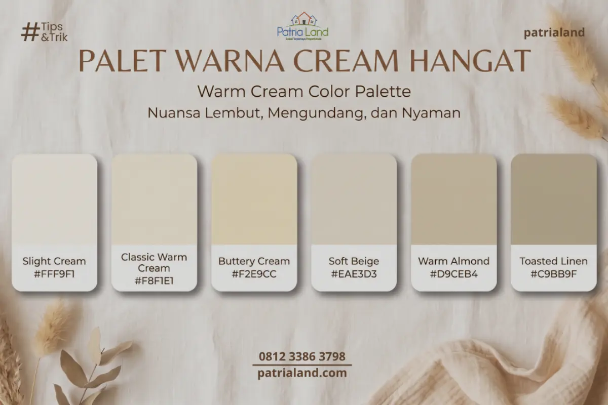 Proses penyelesaian pengecatan dengan warna cat dinding interior bernuansa cream yang memberikan kesan hangat dan elegan pada ruangan.
